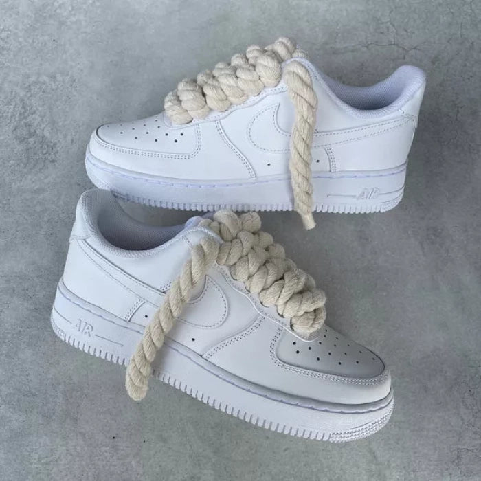 Air Force 1 White “Rope Laces”