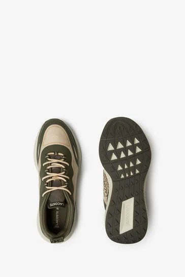 Lacoste Mens Green Active 4851 Textile Trainers