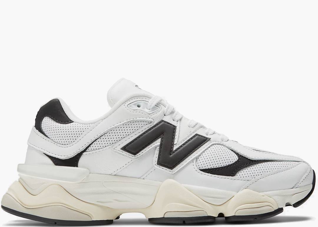 New Balance White & Black