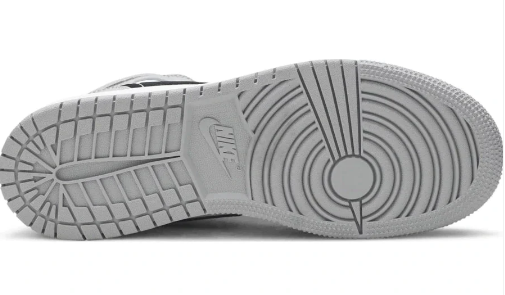 Air Jordan 1 Mid GS-Light Smoke Grey