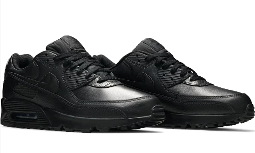 Air MAx 90 Leather-Triple Black