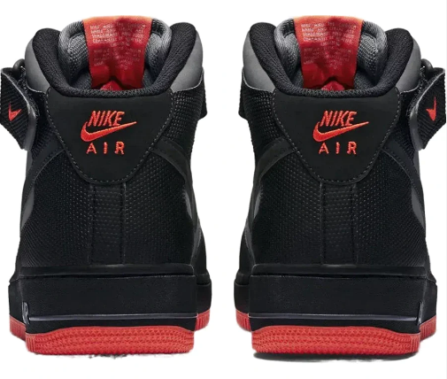 Air Force 1 Mid'07-Hot Lava-Dark Grey Crimson