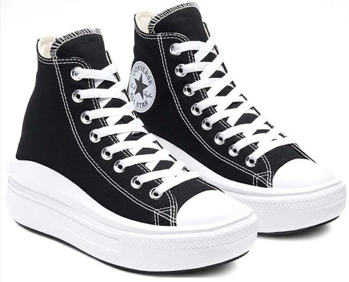 Converse Chuck Taylor All Star High Move-Black & White