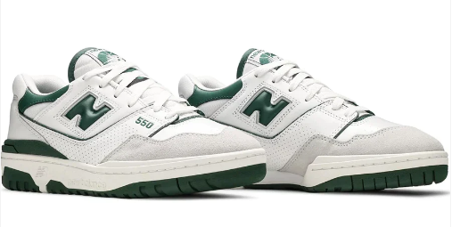 New Balance 550-Green & White