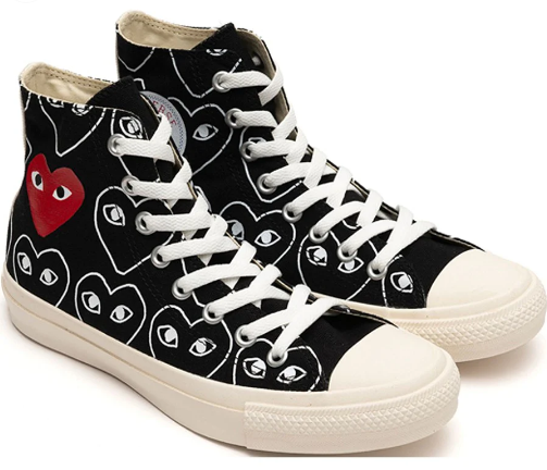 Converse Chuck 70 Play All Over Hearts High-Black