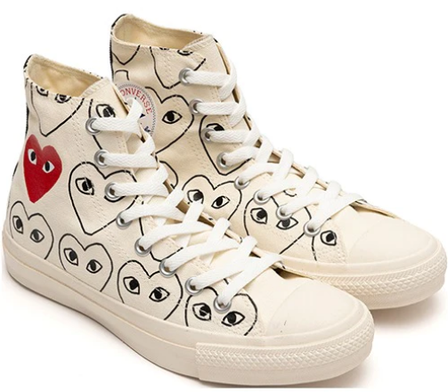 Converse Chuck 70 Play All Over Herats High-White