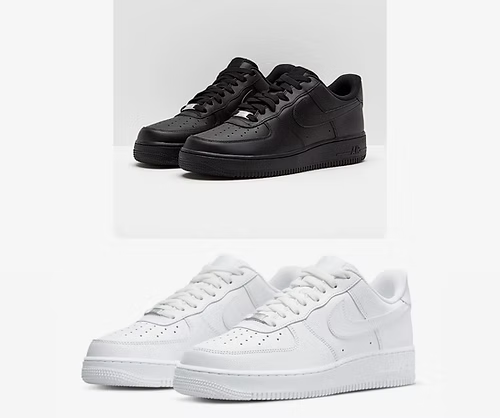 Air Force 1 White and Air Force 1 Black