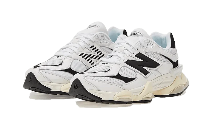 New Balance White & Black